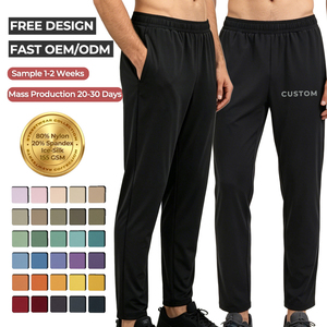 <span class=keywords><strong>Pantaloni</strong></span> da Corsa <span class=keywords><strong>in</strong></span> Seta Ghiacciata per Uomo, <span class=keywords><strong>Pantaloni</strong></span> Elasticizzati <span class=keywords><strong>in</strong></span> Nylon, Abbigliamento Sportivo ad Asciugatura Rapida, Joggers da Allenamento OEM - Product Image 1