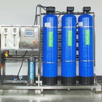 Système de filtration d'eau de haute qualité 2 tonnes/heure, équipement de traitement d'eau pure pour la production d'eau potable