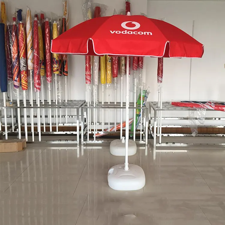 Outdoor Rpet Paraplu Uv Parasol Op Maat Gemaakte Parasol Strandparasol