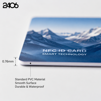Badge nominatif de conférence NFC en PVC personnalisé en ligne, conception usine - Fente résistante aux déchirures et impression HD pour événements d'entreprise