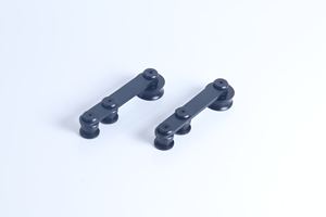 Système <span class=keywords><strong>de</strong></span> <span class=keywords><strong>porte</strong></span> coulissante en verre sans cadre à tube rond <span class=keywords><strong>de</strong></span> style moderne Roues noires mates <span class=keywords><strong>pour</strong></span> salle <span class=keywords><strong>de</strong></span> bain <span class=keywords><strong>pour</strong></span> <span class=keywords><strong>douche</strong></span> - Product Image 4