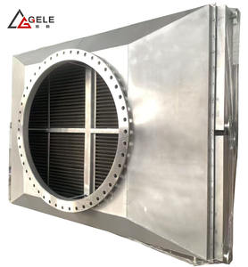 Radiateurs d'industrie d'économiseurs de gaz de chaudière SUS sur mesure de nouvelle condition pour la récupération de chaleur des gaz de combustion - Product Image 3