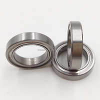 Rodamientos 6802 6802ZZ 6802-2Z 61802-2Z 61802ZZ Escudos de metal Acero cromado Rodamiento rígido de bolas de pared delgada 15x24x5mm