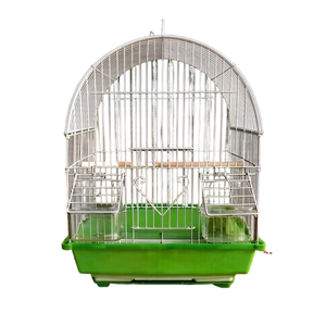 Jaulas de hierro al por mayor para loros, jaulas arqueadas para mascotas con base de cajón, artículos para mascotas, artículos para pájaros - Product Image 1