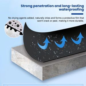 Revêtement imperméable liquide à base d'eau en polyuréthane haute résistance, éco-responsable, pour l'étanchéité des toitures d'entrepôts - Product Image 3