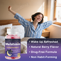 Gummies à la mélatonine Vitahealthy au goût de baies naturelles, conçues pour une utilisation nocturne, avec une qualité constante et une personnalisation flexible
