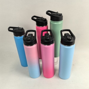 Bouteille d'eau isotherme en acier inoxydable 32 oz réutilisable avec poignée, bouteille de sport d'extérieur pour l'hydratation en acier inoxydable - Product Image 1