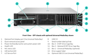 Hot Selling DL380 Gen10 Proliant Rack 2u <b>Storage</b> <b>Computer</b> Products Server - Product Image 3