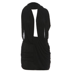 <span class=keywords><strong>Robe</strong></span> moulante sexy pour femme, col halter, <span class=keywords><strong>dos</strong></span> nu, mini-jupe plissée, <span class=keywords><strong>robe</strong></span> de soirée courte, vêtements de club, K25D82314 - Product Image 5