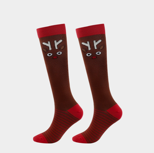 Großhandel Frauen Männer 15-20 Mmhg Athletic Fun <span class=keywords><strong>Socken</strong></span> High Knee Sport Weihnachten Festliche <span class=keywords><strong>Socken</strong></span> Schneemann Weihnachten Kompression strümpfe - Product Image 5