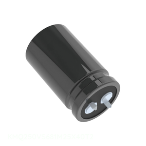 ตัวเก็บประจุแบบ Through Hole รุ่น KMQ250VS681M25X40T2 ของแท้ ยี่ห้อ CAP ALUM ความจุ 680uF 20% 250V แบบ Snap TH - Product Image 1