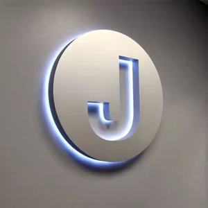 Lettres en relief 3D rétroéclairées personnalisées en acier inoxydable, panneau LED, étanche IP65, télécommande pour entreprises, intérieur/extérieur - Product Image 3