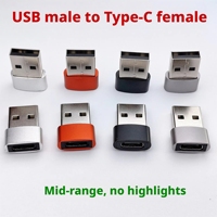 Adaptor Konverter USB C Female ke USB A Male dari Aluminium Alloy Baru dengan Perlindungan OTP untuk Penggunaan Ponsel