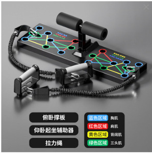 Tabla de Ejercicios Multifuncional Plegable Belly Booster, Nueva Llegada al Por Mayor, Contador de Flexiones, Resistente, Capacidad de 250 kg, ABS Negro - Product Image 5