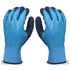قفازات عمل مطلية باللاتكس عالية الجودة مع شهادة CE EN388، متوفرة عينات مجانية مع إمكانية وضع شعار مخصص، قفازات أمان محبوكة - Product Image 1