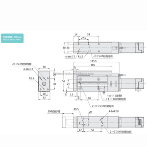 <span class=keywords><strong>Linear</strong></span> Stage Mini micrometro Linearachsen vite a sfera lineare modulare per il sistema di allineamento di automazione e ottica di laboratorio - Product Image 3