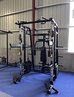 ZY-Home et Commercial Smith Machine Functional Trainer Power Rack Cable Crossover Équipement de Gymnastique avec Double Pile de Poids