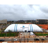 Vente chaude Grande structure gonflable en membrane PVDF, structures gonflables pour terrains de padel, structures gonflables pour terrains de tennis, dômes gonflables