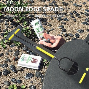 Half Moon Garden Edging Spade Hand Serrated Step <b>Lawn</b> Edger Tool with Grade Handle for Yard <b>Lawn</b> <b>Edge</b> Trimming - Product Image 3