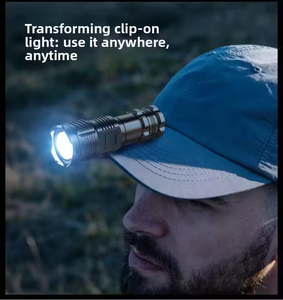Nueva Linterna de Bolsillo de Plástico con Tres Lentes, Ultra Brillante, Resistente al Agua, con Zoom Óptico Digital y Indicador de Nivel de Batería, Superventas - Product Image 3