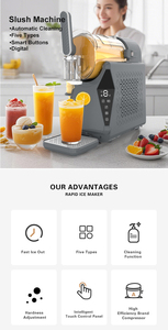 New Multifunctional Commercial and Home Slushie <strong>Machine</strong> Frozen Drink Slushy Maker <strong>Small</strong> Soft <strong>Ice</strong> Cream <strong>Machine</strong> - Product Image 5