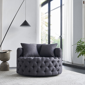 High Quality Modern Arm <strong>Chair</strong> Leisure Living Room <strong>Occasional</strong> Lounge <strong>Chair</strong> <strong>Small</strong> White Round Swivel Barrel <strong>Chair</strong> - Product Image 5