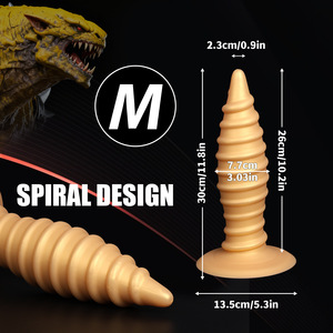 Scarletsin D-9-2 Süper Büyük Silikon Anal Genişletici Popo Fişi Büyük Yapay Penis Seks Oyuncağı M Beden - Product Image 6