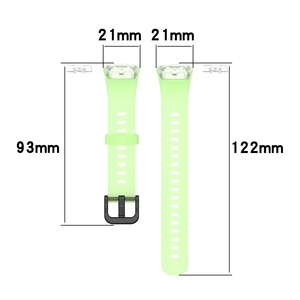 Bracelets de montre en TPU transparents lisses pour Huawei <span class=keywords><strong>band</strong></span> <span class=keywords><strong>6</strong></span> Bracelet de montre confortable respirant pour <span class=keywords><strong>Honor</strong></span> <span class=keywords><strong>band</strong></span> 7 Bracelet de sport en TPU - Product Image 2
