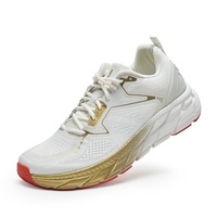 HOTPOTATO Chaussures de sport à talon compensé respirantes en maille pour la course à pied avec semelle intermédiaire en EVA unisexe printemps automne hiver R11 Blanc