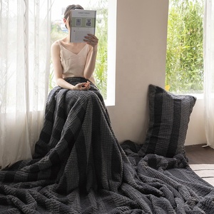 Couverture en <span class=keywords><strong>fausse</strong></span> <span class=keywords><strong>fourrure</strong></span> de lapin Teddy - Nouveau style à prix abordable, idéale pour couvrir le lit ou décorer, couverture de canapé de luxe en polaire Sherpa - Product Image 5