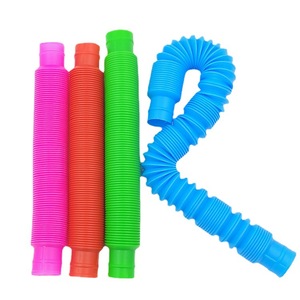 Hot Sale Colorful DIY Plastic Fidget Tube Toys Fidget Magic Pop Tube Fidget Toys - Product Image 5