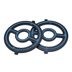 Pièces de véhicule Accessoires de voiture 2 pièces Joint de refroidisseur d'huile moteur pour <span class=keywords><strong>Mazda</strong></span> 3 <span class=keywords><strong>5</strong></span> <span class=keywords><strong>MX</strong></span>-<span class=keywords><strong>5</strong></span> Miata CX-7 LF0214700 - Product Image 2