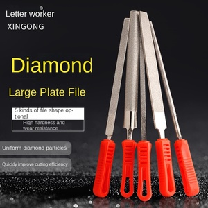 Lime diamantée carrée de qualité industrielle, 6 et 12 pouces, en oxyde d'aluminium, à coupe brute et à coupe raspée, pour polissage et entretien - Product Image 5