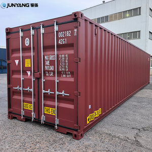 ตู้คอนเทนเนอร์คุณภาพสูง 40'GPBED 40'HC แบบสองประตูพร้อมบาร์ด้านข้าง ตู้คอนเทนเนอร์บรรทุกสินค้าแห้ง ขนาด 40 ฟุต แบบ High Cubic สำหรับใช้ทางทะเล ตู้คอนเทนเนอร์ใหม่ - Product Image 1