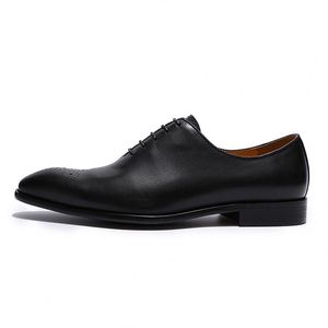 Chaussures habillées en cuir Oxford authentiques pour hommes, nouveaux modèles - Product Image 4
