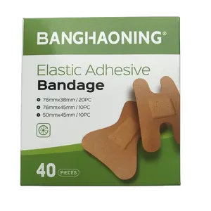 Banghaoning Op Maat Gemaakte Medische Zelfklevende Bandage Elastische Wond Pleisterbandhulp