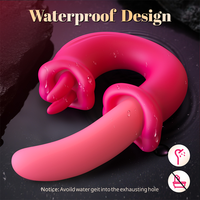 Vibrador de Lengua de Silicona Suave con Control por Aplicación, Resistente al Agua, Recargable por USB, Rotación de 360°, Estimulador de Punto G y Clítoris, Juguete Sexual para Mujeres Adultas, OEM ODM