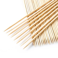 Usine de gros de haute qualité 100% biodégradable jetable bambou naturel brochette écologique bambou barbecue bâtons pour le camping