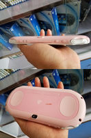 Console de jeu WiFi d'occasion authentique PS Vita PSV1000/PSV2000 Rose Rouge Métal Argent