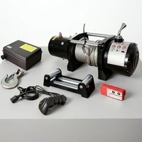 Cabrestante Eléctrico Impermeable al por Mayor de 12V 24V 9500 12000 13500 17000 20000 22000 Libras para SUV 4x4 Todoterreno
