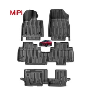 Gran oferta de alfombrillas de coche para BYD TANG 7 asientos 2023 TPE 7D alfombrilla de pie de coche impermeable alfombra personalizada suelo de coche accesorios de Interior de coche