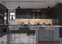 Usine directement en Chine Cuisine automatique sous armoire Matériau léger en bois Système de levage d'armoire de cuisine en bois