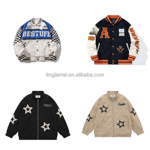 ファッションPufferfish UniversityメンズジャケットカスタマイズSchneierパッチ大学パイロットメンズ野球ジャケット卸売 - Product Image 6