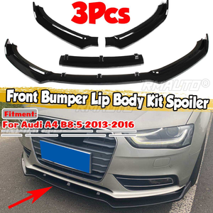 Nouveau Kit Carrosserie 3 Pièces A4 B8.5 : Lame de Pare-chocs Avant, Spoiler et Diffuseur pour Audi A4 B8.5 2013 2014 2015 2016 - Product Image 1