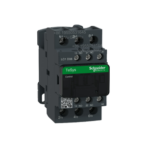 Contactor Original SCHNEIDER TeSys D LC1D18B7, Contactor de CA Serie TeSysD LC1D, 3P (3 NA) 440V 18A - Bobina de CA de 24V - Product Image 1