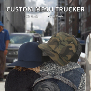 Gorra Trucker de Malla con Camuflaje Personalizado, Logotipo Bordado, Gorra de Béisbol Lisa, Unisex, para Deportes al Aire Libre y Uso Casual - Product Image 2