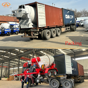 1,5 m³ Zementmischer-Maschine, Mini-Betonmischer-LKW mit Anhänger, Mobiler Betonmischer mit EPA-Motor - Product Image 2
