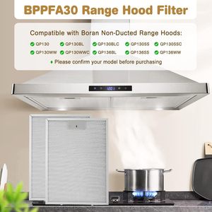 BPPFA30 <b>Range</b> Hood Filter 413x302x9mm Aluminum Alloy Easy Installation For Broan QP130 Models - Product Image 5