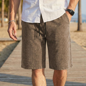 กางเกงขาสั้นยีนส์ฟอกสีทรงเข้ารูปสำหรับผู้ชาย ขายตรงจากโรงงาน รับทำโลโก้ ราคาสมเหตุสมผล - Product Image 4