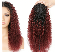Nouvelle Collection Europe, Amérique & Afrique : Extensions de Cheveux Blondes à Pince, Cheveux Indiens Remy, Queue de Cheval, Marque LIANZHU, Longueur 8-30 pouces, 100g, Installation Facile